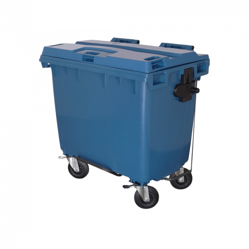 Container Plástico 660L com pedal 